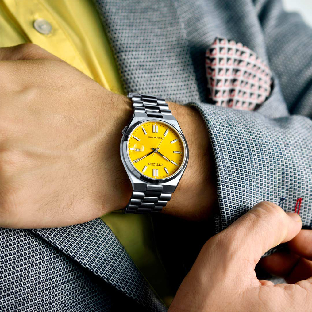 Citizen Tsuyosa NJ0150-81Z Automatic Watch – Yellow Dial 
