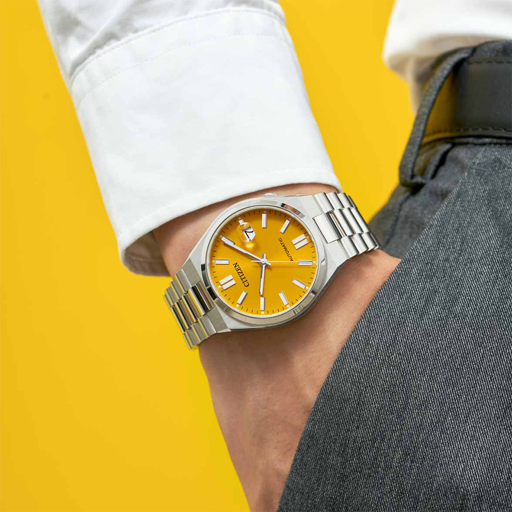 Citizen Tsuyosa NJ0150-81Z Automatic Watch – Yellow Dial 